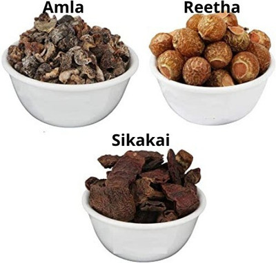 FRENUTRI AMLA REETHA SIKAKAI COMBO Seed(600 g)
