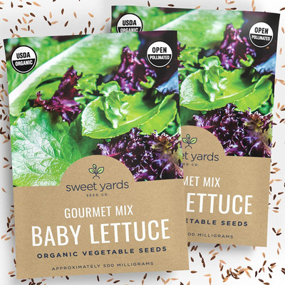 CYBEXIS TLX-24 - Baby Leaf Lettuce (Colorful Spring Mix) - (450 Seeds) Seed(450 per packet)