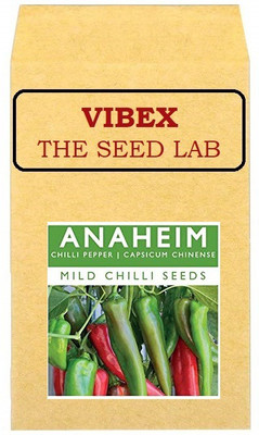 CYBEXIS Anaheim Mild Chilli Hybrid Seeds600 Seeds Seed(600 per packet)