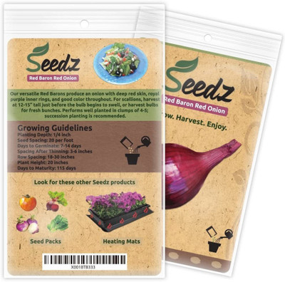 VibeX LX-47 - Red Baron Onion - (13500 Seeds) Seed(13500 per packet)