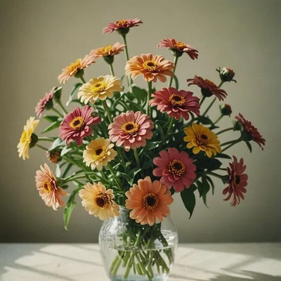 GREENSEA Hybrid Zinnia Flower Seed(31 per packet)