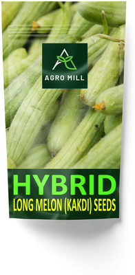 AGRO MILL HYBRID F1 PREMIUM QUALITY LONG MELON/KAKDI/KHEERA/CUCUMBER FOR KITCHEN GARDEN Seed(30 per packet)