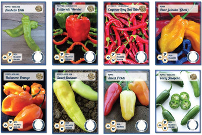 CYBEXIS 10 Types Chilli Pepper Garden Seeds for Planting Seed(10 g)