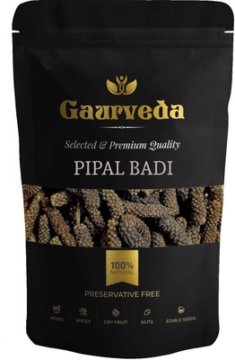 GAURVEDA Long Pepper - Pipal Badi - Pippali - Pipali - Peepali - Black Pepper Seed(100 g)