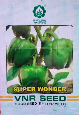 Arshiayat Vnr Super Wonder Capsicum Seed(600 per packet)