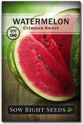 CYBEXIS GBPUT-44 - Crimson Sweet Watermelon - (450 Seeds) Seed(450 per packet)
