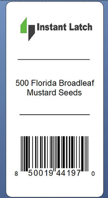 CYBEXIS XLL-1 - Broadleaf Mustard - (2250 Seeds) Seed(2250 per packet)