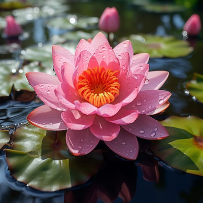 Greenfall 10 Organic Lotus Flower Seeds Seed(10 per packet)