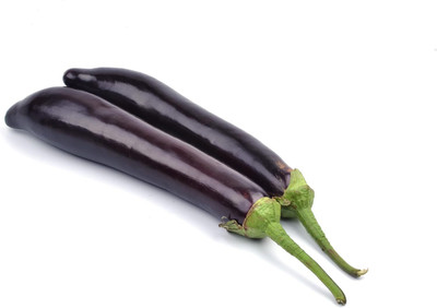 Biosnyg Heirloom Brinjal Long Purple (400 Seeds) Seed(400 per packet)