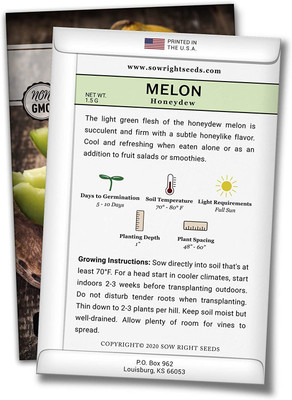 WILLVINE XLL-325 Green Honeydew Musk Melon Seed Seed(200 per packet)