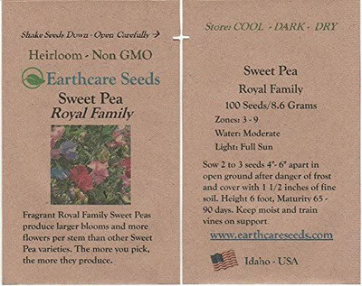 VibeX GBPUT-95 - Fragrant Sweet Peas - (300 Seeds) Seed(300 per packet)