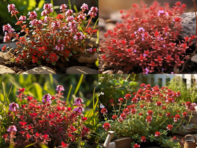 NooElec Seeds India All Year Growing Red Creeping Thyme Seeds- Hybrid Seed(50 per packet)