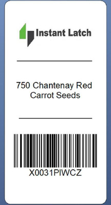 VibeX LX-13 - Chantenay Red Core Carrot - (250 Seeds) Seed(250 per packet)
