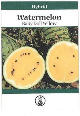 Biosnyg Yellow Hybrid Watermelon -[200 Seeds] Seed(200 per packet)