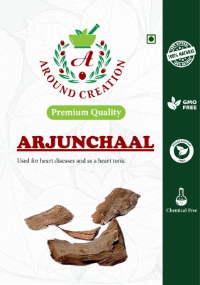 Around Creation Fresh Arjun Ki Chaal - Arjuna Tree Bark - Raw|Lowers Bad Cholesterol Seed(200 g)