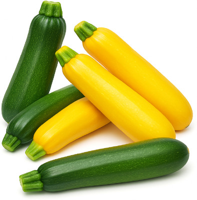 Gromax India Squash Zucchini Green & Yellow COMBO Hybrid Vegetable Seed For Your Home Garden Seed(15 per packet)