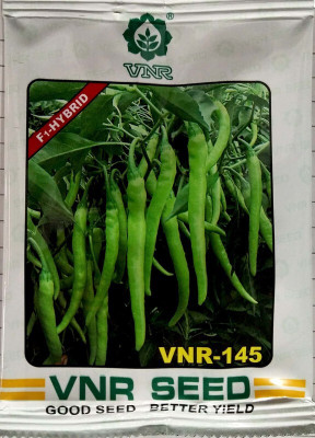 VNR Fresh Chilly (Mirch) Hybrid Vegetable original Seed(10 per packet)