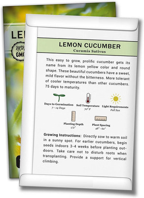 WILLVINE ® Lemon Cucumber Seeds Seed(5000 per packet)