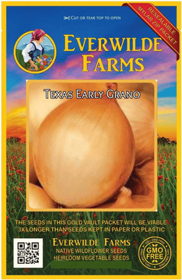 VibeX GUA-83 - Texas Early Grano Onion - (4500 Seeds) Seed(4500 per packet)