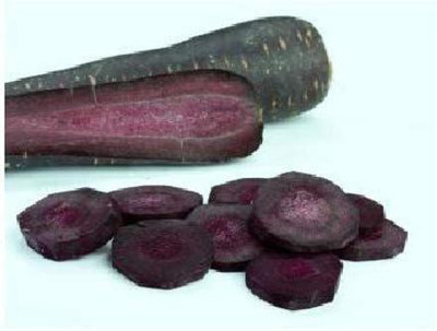VibeX ® VMR-331 Black Nebula Carrot Seeds Seed(500 per packet)