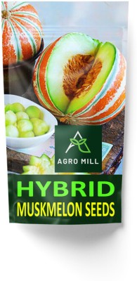 AGRO MILL ORGANIC MUSK MELON/ KHARBUJA/KHARBOOJA HYBRID F1 PREMIUM QUALITY Seed(5 g)