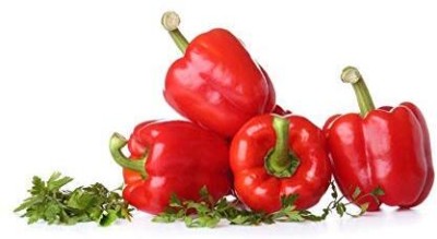 Qualtivate GBPT-6A CAPSICUM Big Red Chili Pepper Seeds Seed(100 per packet)