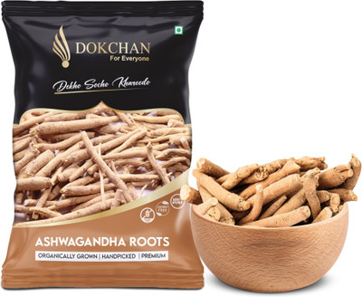 DOKCHAN Ashwagandha Roots - Ashvagandha Jadd - Asgandh Nagori - Withania Somnifera Seed(100 g)