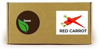 CYBEXIS Red Carrot-500 Seeds Seed(500 per packet)