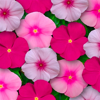 Seedsilk Hybrid Imported Vinca Flower Seeds For Containers, Hanging Baskets Seed(50 per packet)