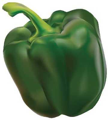 CYBEXIS VVI-4 - Organic Natural Green Capsicum - (1350 Seeds) Seed(1350 per packet)