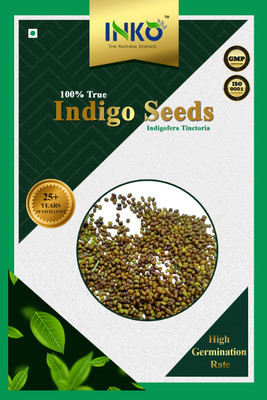 INKO Indigo Seeds & Indigo Powder for Natural Hair Colour -Combo Pack 100 grams Each , Black Hair