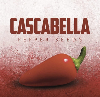 KNESSiN Organic Cascabella Mild Pepper Seeds for Home Gardening-(600 Seeds) Seed(600 per packet)