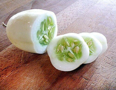 Qualtivate PUA-2A White Wonder Sweet Cucumber Seeds Seed(300 per packet)