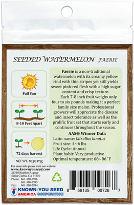 Qualtivate GBPT-8A F1 Hybrid Seeded Watermelon Seeds Seed(100 per packet)