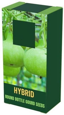 Qualtivate PUA-7A Organic Round Ghiya Seed Seed(50 per packet)