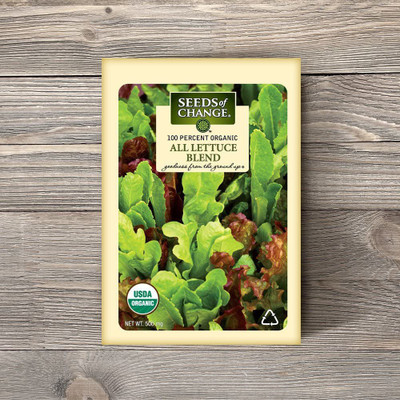 VibeX LX-30 - Organic All Lettuce Mix - (1350 Seeds) Seed(1350 per packet)