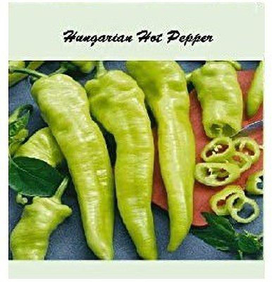 CYBEXIS Hungarian Wax Hot Pepper1200 Seeds Seed(1200 per packet)