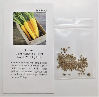 CYBEXIS XLR-74 - Carrot Gold Nugget (Yellow) - (2250 Seeds) Seed(2250 per packet)