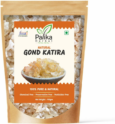 Palika Herbal Gond Katira Pure Organic Edible Gum | Tragacanth Gum Crystals Seed(100 g)