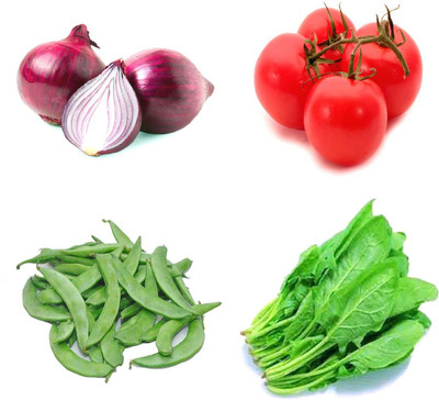 Aywal Onion, Tomato, Fava bean(Sem) & Spinach(Palak), Seed(40 per packet)