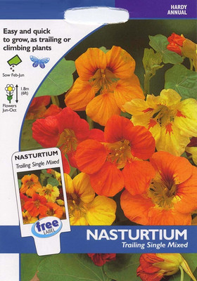 CYBEXIS Flower - Nasturtium Trailing Single Mixed Seed(1 g)