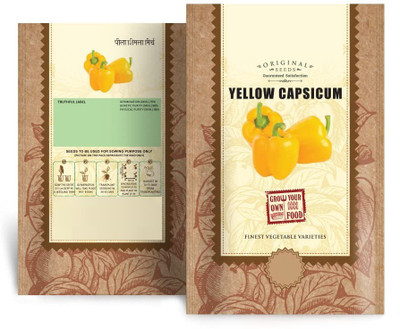 VibeX ® VXI-269 Hybrid Yellow Capsicum Seeds Seed(200 per packet)