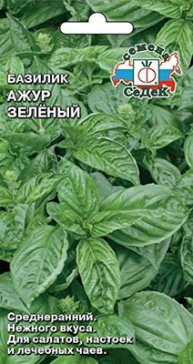 KNESSiN Basil Azhur Green[400 Seeds] Seed(400 per packet)