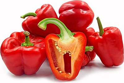 Aywal F1 Hybrid Red Color Shimla Mirch Vegetable Seed(40 per packet)