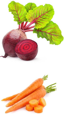 Cloud Farm Vegetable seeds Beetroot and Carrot Combo pack of 100 Best Quality Premium Seed(100 per packet)