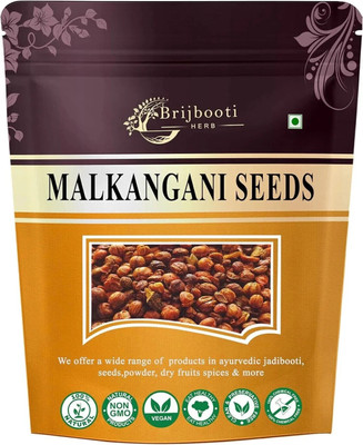 BrijBooti Malkangani seeds | Malkangni | Malkangani beej | Malkangni For Brain and Memory Seed(100 g)