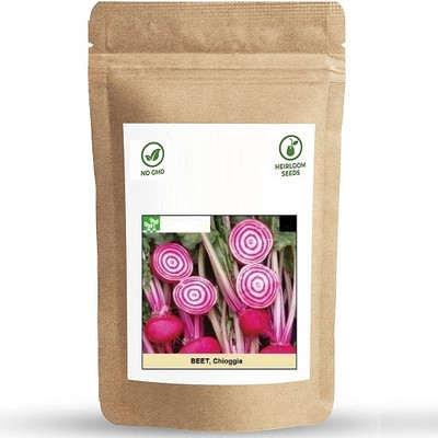 Biosnyg Chioggia Beetroot-[1000 Seeds] Seed(1000 per packet)