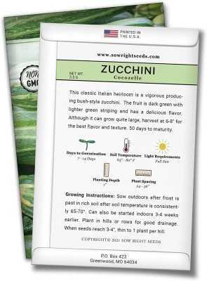 CYBEXIS LX-64 - Cocozelle Zucchini for Planting - (675 Seeds) Seed(675 per packet)