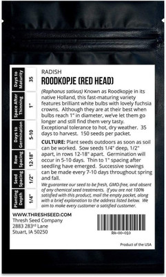 WILLVINE XLL-633 Read Head Radish Seeds Seed(500 per packet)