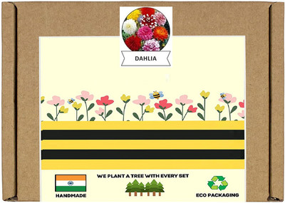 CYBEXIS Dahlia Flower Seeds100 Seeds Seed(100 per packet)